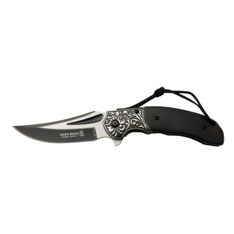 Haps Bugs Hançer İşlemeli Çakı kamp Çakısı - 106 - Görsel 6