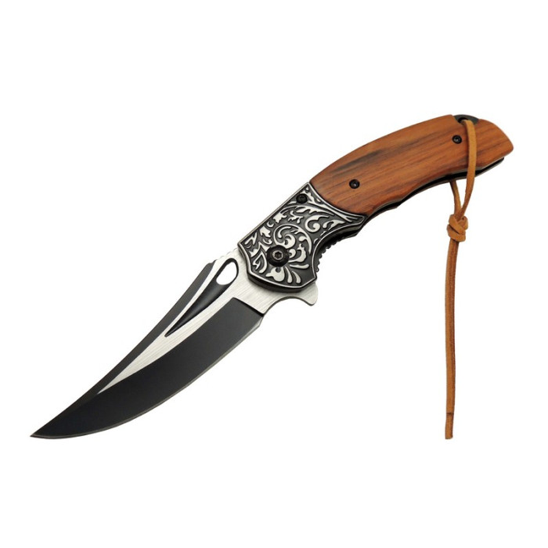 Haps Bugs Hançer İşlemeli Çakı kamp Çakısı - 106