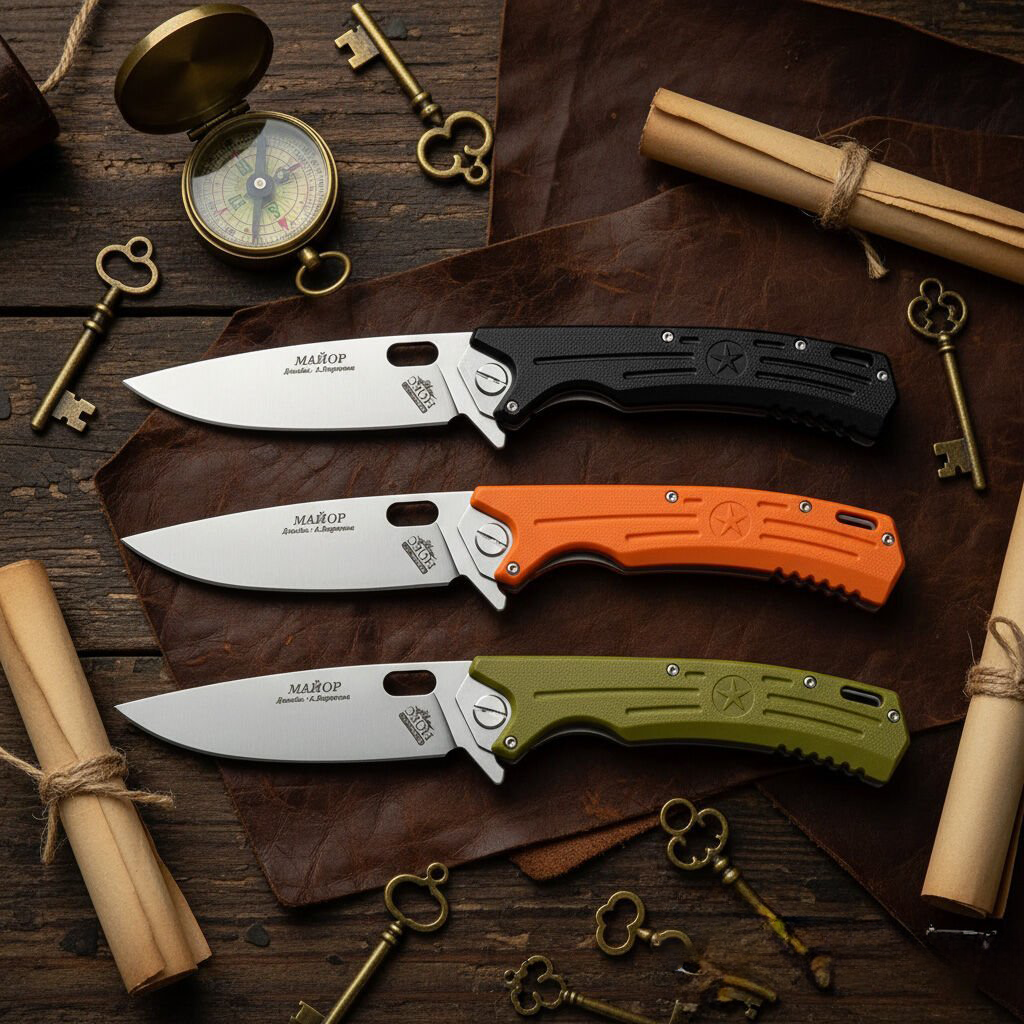 Hokc Rusya D2 Çelik Çakı T D2 Çakı Kamp Çakısı Russian - 502