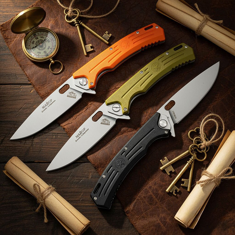 Hokc Rusya D2 Çelik Çakı T D2 Çakı Kamp Çakısı Russian - 502 - Görsel 5