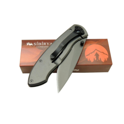 Alternative view of Sibirya Çakı Ahşap Çakı Gravürlü Çakı Outdoor Çakı Tanto Model - 2088