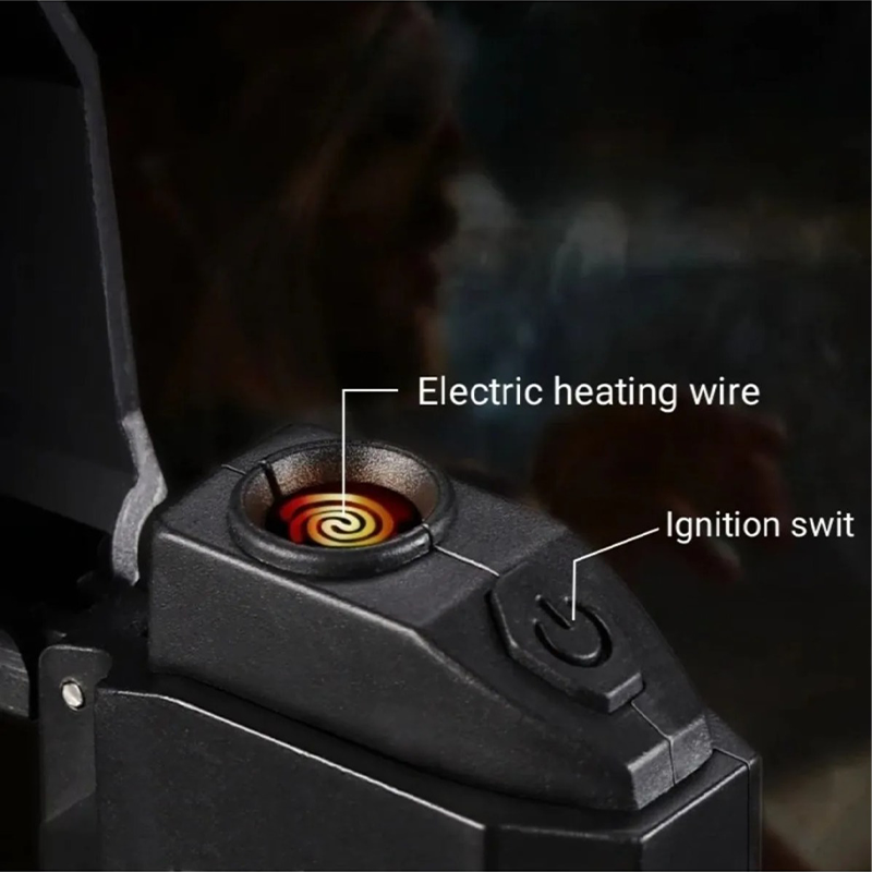 Fenerli Çakmak Izgaralı Çakmak Usb Şarjlı Çakmak Mutli Çakmak