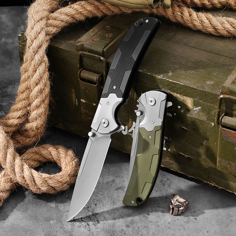 Haps Bugs Çakı D2 Çakı G10 Kabzeli Japon Çelik Çakı Outdoor Çakı - FA80BK - Görsel 12