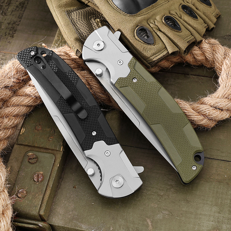 Haps Bugs Çakı D2 Çakı G10 Kabzeli Japon Çelik Çakı Outdoor Çakı - FA80BK - Görsel 3