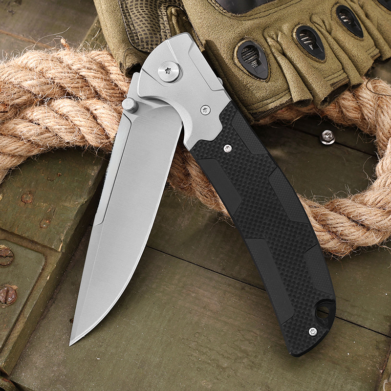 Haps Bugs Çakı D2 Çakı G10 Kabzeli Japon Çelik Çakı Outdoor Çakı - FA80BK - Görsel 16