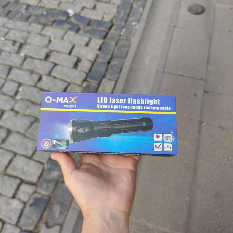 Qmax Ps-2211 Fener Profesyonel El Feneri Kamp Feneri Outdoor Fener Av Feneri - Ps2211 - Görsel 8