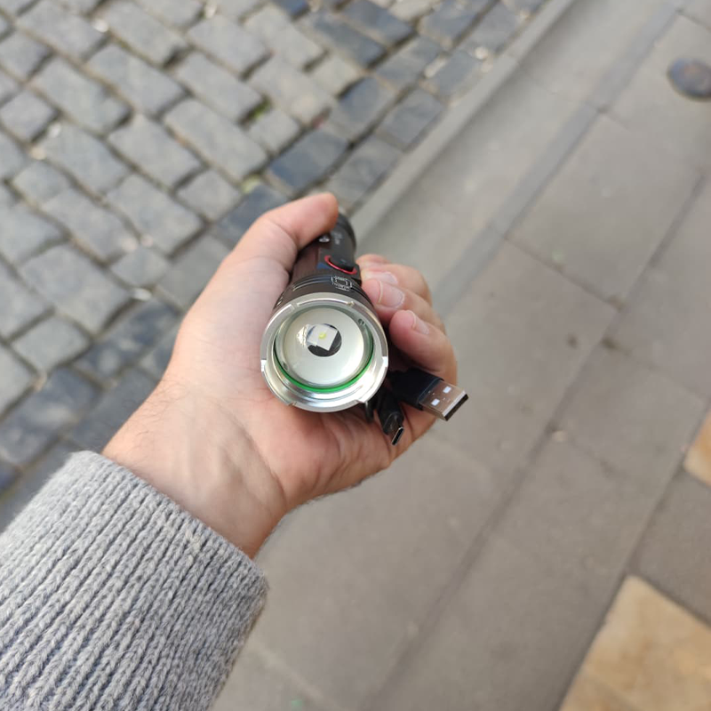 Qmax Ps-2211 Fener Profesyonel El Feneri Kamp Feneri Outdoor Fener Av Feneri - Ps2211 - Görsel 5