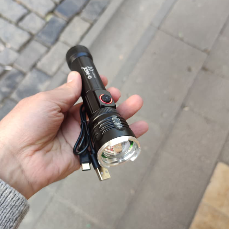 Qmax Ps-2211 Fener Profesyonel El Feneri Kamp Feneri Outdoor Fener Av Feneri - Ps2211 - Görsel 3