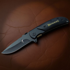 Browning Çakı Siyah Cep Çakısı Outdoor Çakı Kamp Çakı Edc Çakı - 339BK - Görsel 10