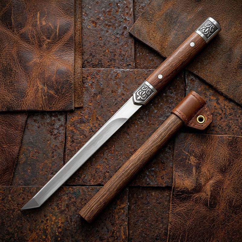 Katsuro Japon Çakı Japon Tanto Mini Çakı Japon Ronin Stick M390 Çakı - A0023