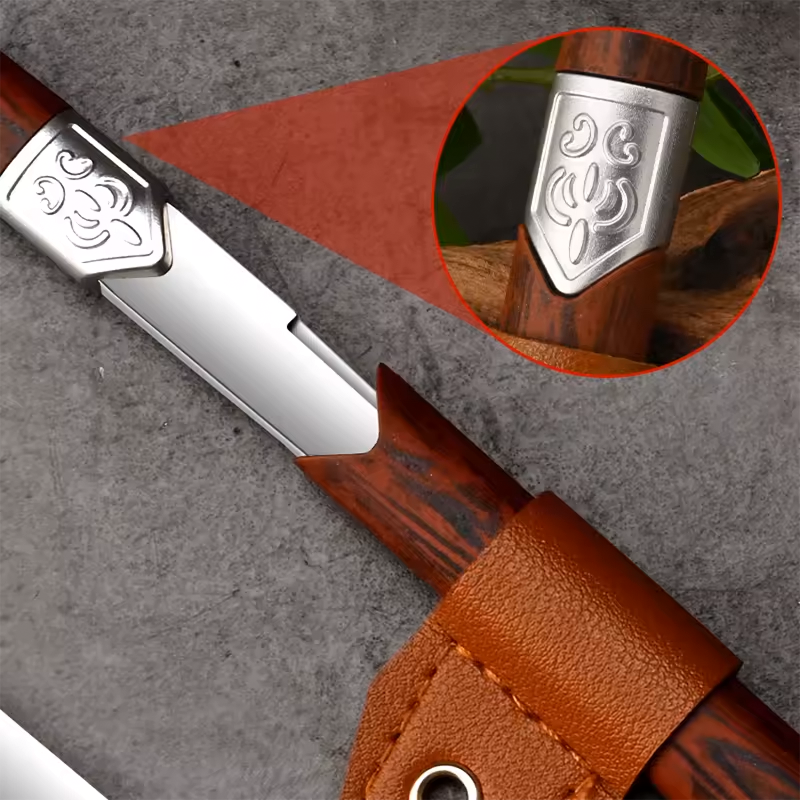 Katsuro Japon Çakı Japon Tanto Mini Çakı Japon Ronin Stick M390 Çakı - A0023 - Görsel 6