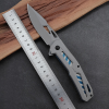 Blue Outdoor Çakı Cep Çakısı 22 cm Titanyum Kaplamalı Edc Çakı - 2365
