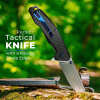 Grey Wolf Çakı D2 Çelik Çakı Black Panter Phantom Black Bıçak Edc Katlanır - BS26-2348