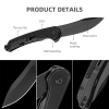Grey Wolf Çakı D2 Çelik Çakı Padawan Çakı Edc Katlanır Çakı G10 Kabze Çakı Outdoor Çakı - BS26 - 2250