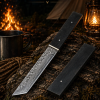 Katsuro Asuka Japon Damascus Tanto Bıçak Madsabre Bıçak Şam Çeliği VG10 Çelik Şam Çeliği - BH914