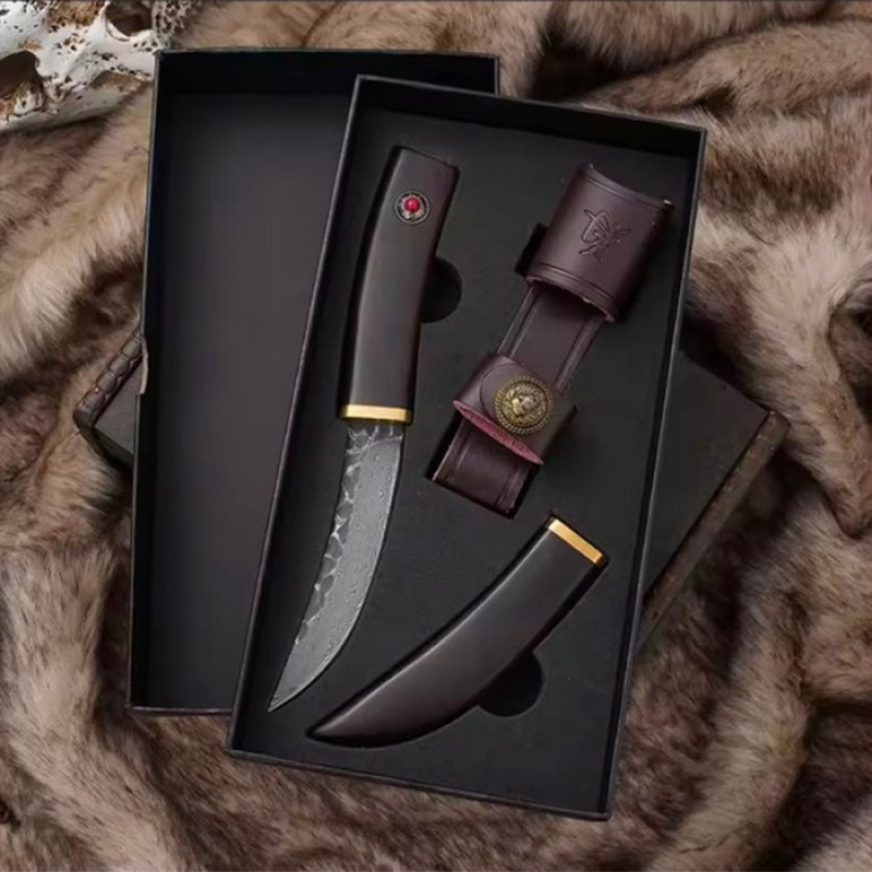 Katsuro Hançer Bıçak Japon Bıçak Şam Çeliği Ahşap Bıçak Outdoor Bıçak - BH915 - Görsel 2