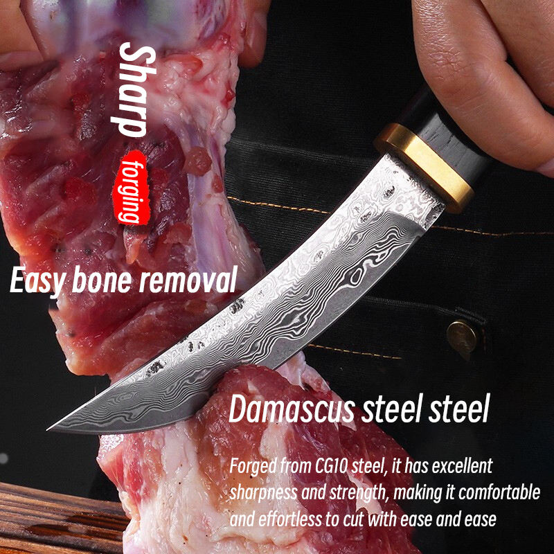 Katsuro Hançer Bıçak Japon Bıçak Şam Çeliği Ahşap Bıçak Outdoor Bıçak - BH915 - Görsel 7