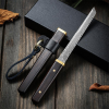 Katsuro Tanto Bıçak Liuzhangyu Bıçak Damascus Çelik Tanto Mini Katana Tanto Bıçak - BH917
